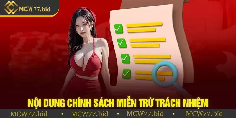 Miễn trách nhiệm liên quan đến hoạt động đặt cược